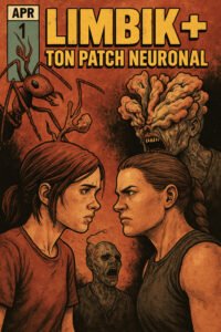 A-comic-book-cover-in-the-style-of-the-90s-featuring-Ellie-and-Abby-facing-each-other-in-a-dramatic-post-
