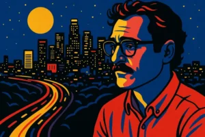 pop-art-un-plan-iconique-de-theodore-regardant-los-angeles-la-nuit-avec-une-lueur-melancolique-